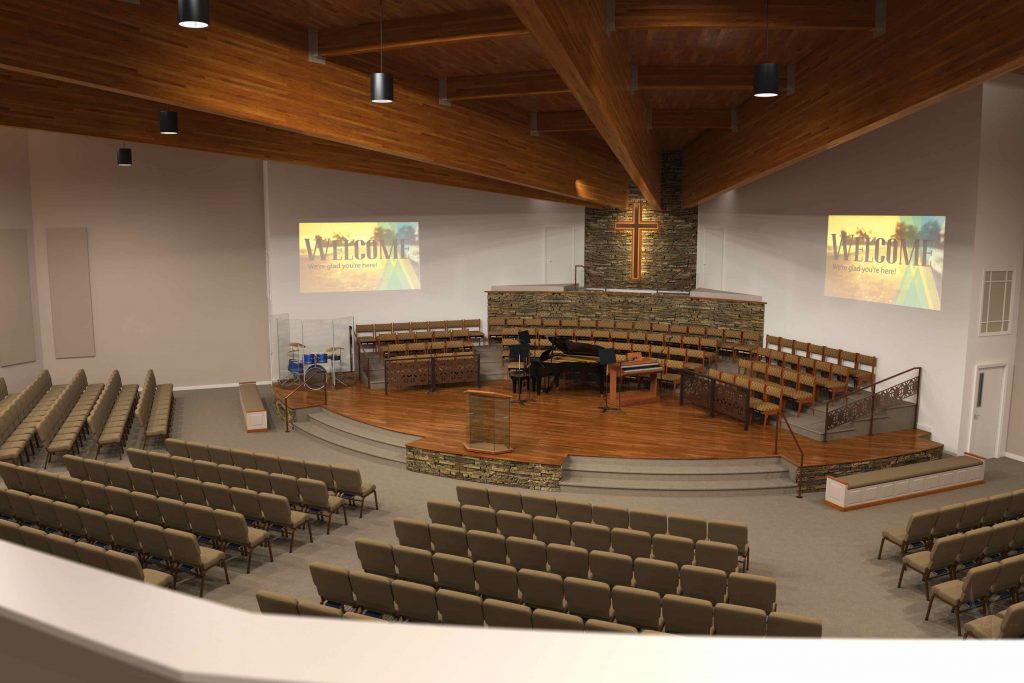Contemporary Modern Renovations Church Sanctuary