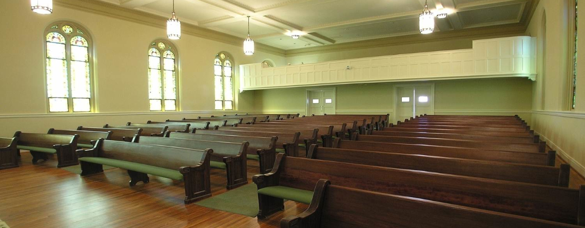 Furniture Refinishing for Pews, Chairs &amp; Courtroom Benches