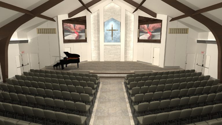Sanctuary Rendering Chairs A- Frame-web