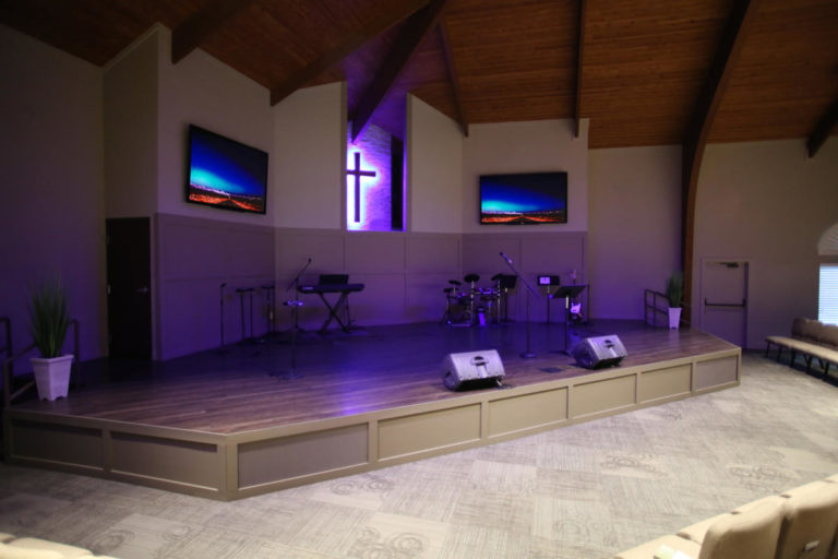 2nd Mile Church Stage Design Church Interiors, Inc.
