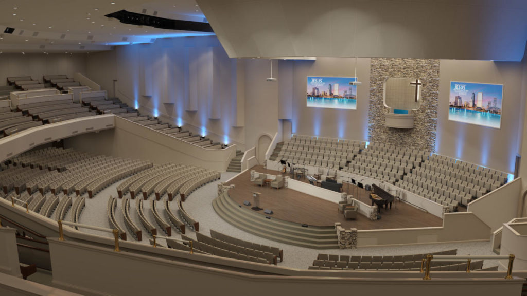 Modern Church Renovation - Church Interiors, Inc.
