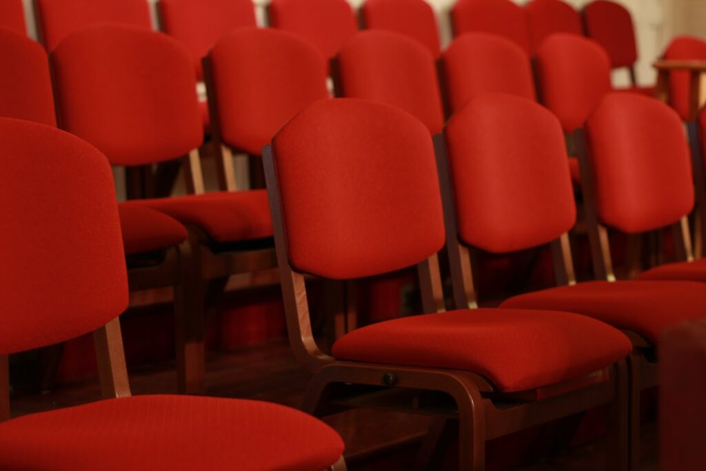 Wood Choir Chair Church Interiors, Inc.