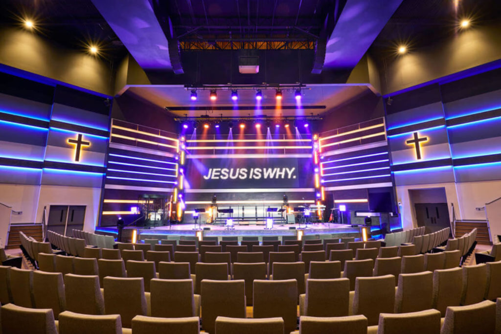 Contemporary Modern Renovations Church Sanctuary