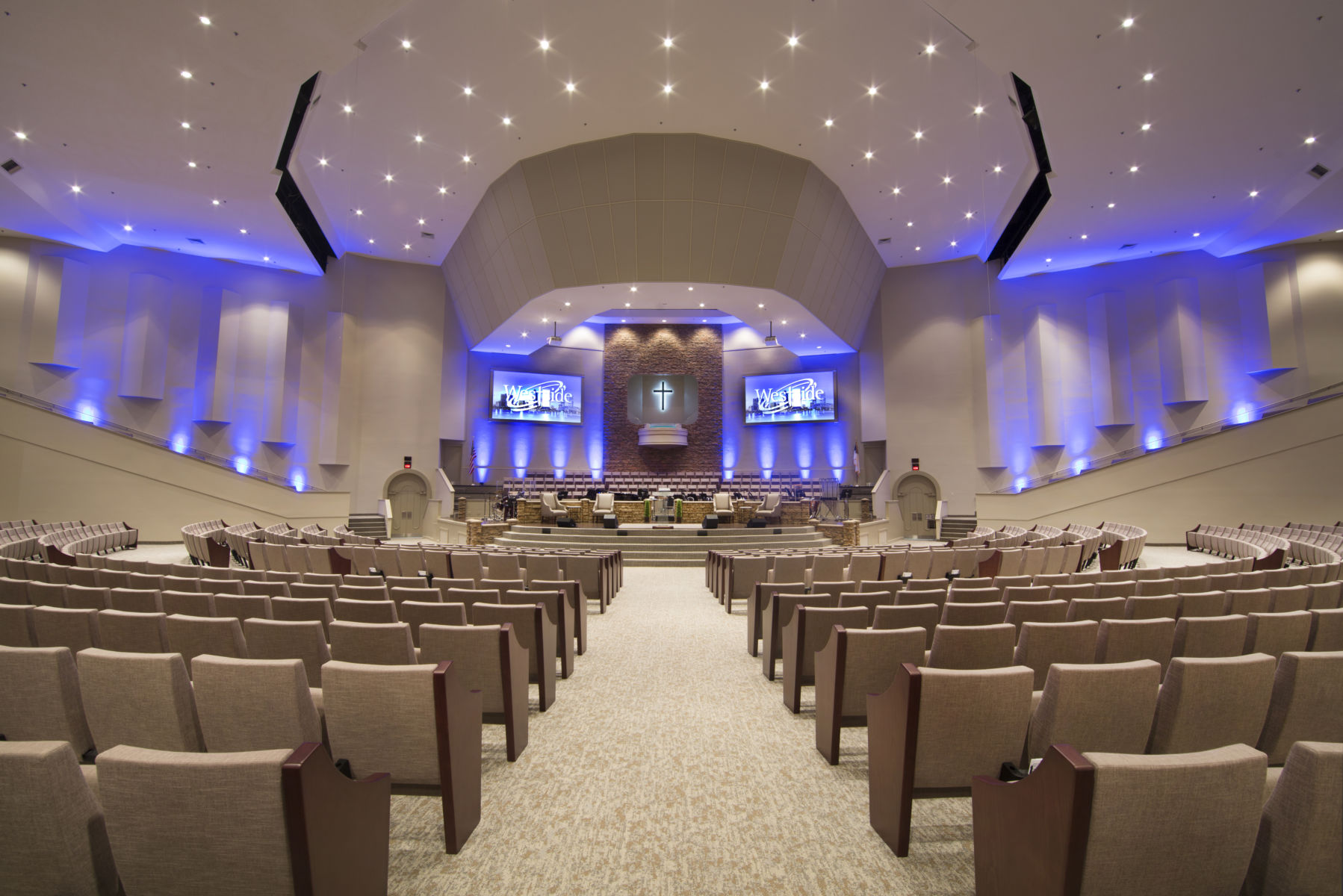 Westside Baptist Church Modern Renovation Stage 