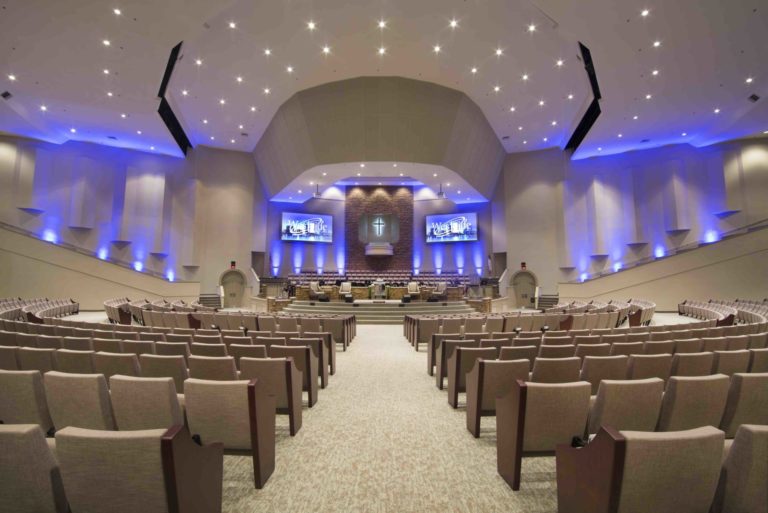 contemporary church lighting