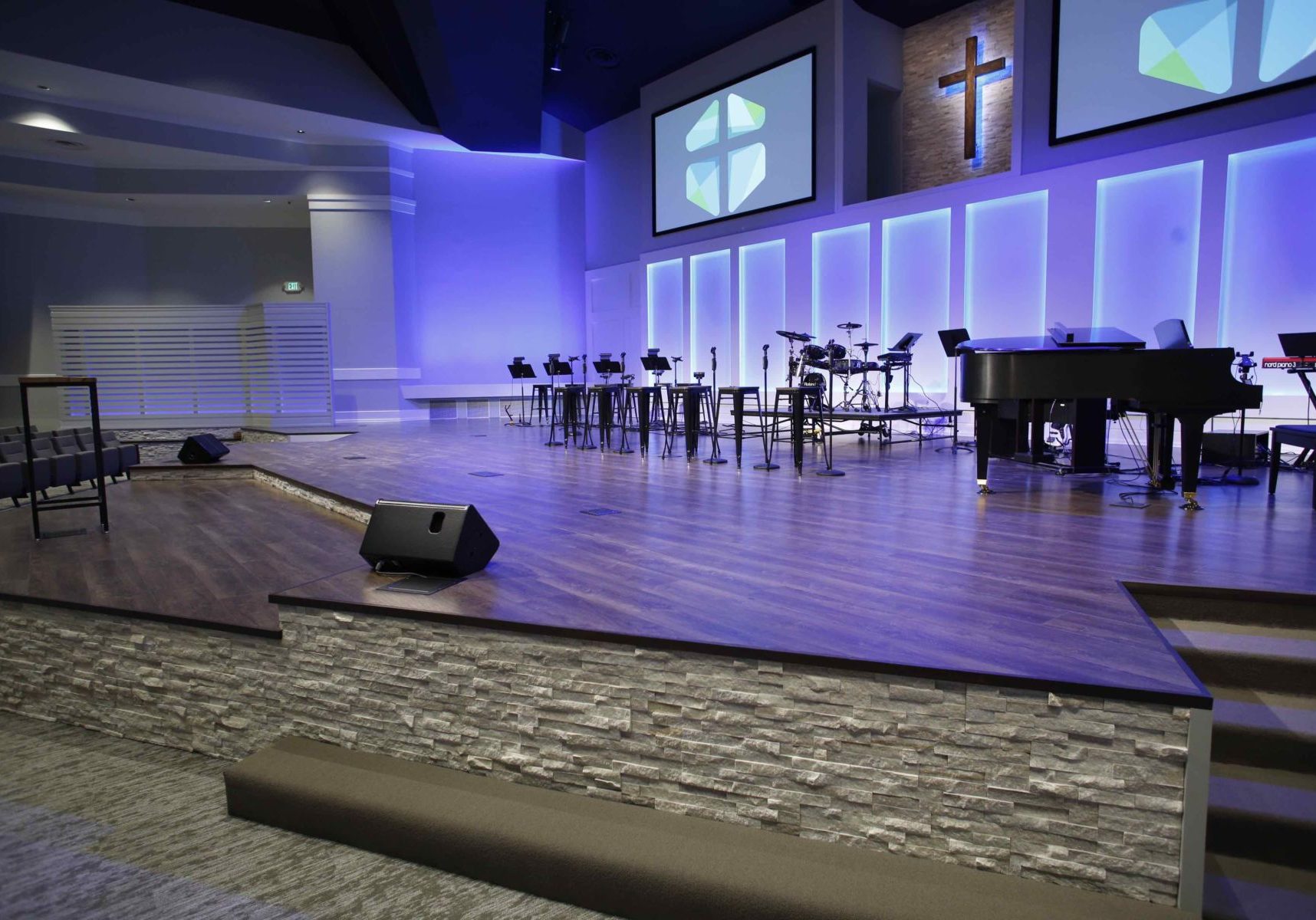 Church-Stage-LVT-Flooring